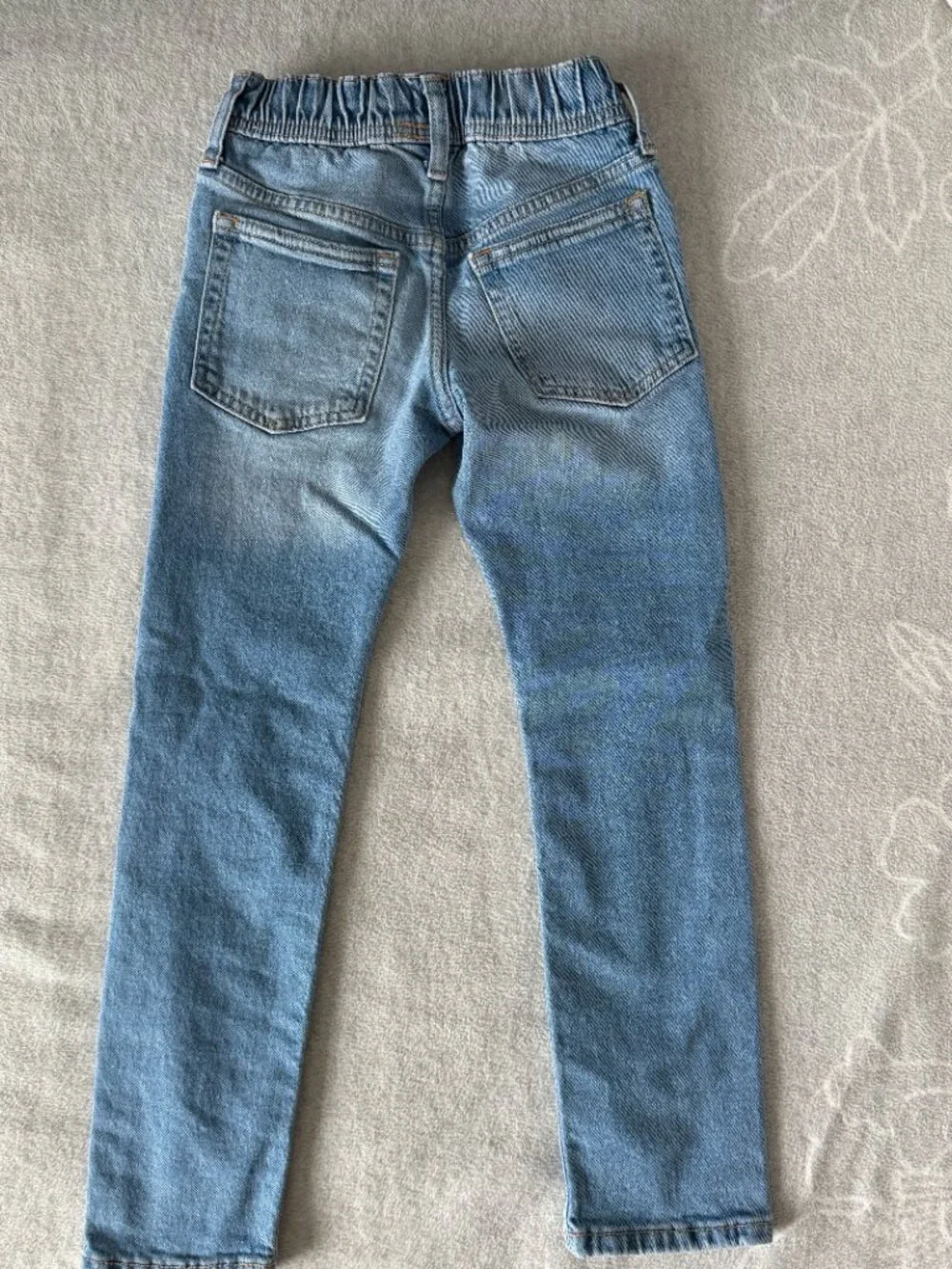 GAP Barrel Leg Pull-On 5 pocket Adjustable Waist Stretch Slim Jeans